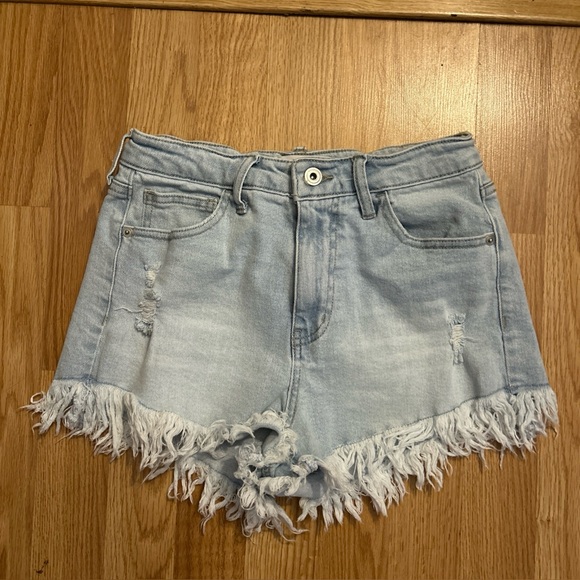 Celebrity Pink Pants - REgeneration by Celebrity Pink High Rise Festival Cutoff Denim Short size 7/28